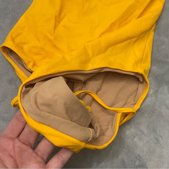 New! OCHIE Olivia off the shoulder lace-up swimsuit nwot 27717 - Picture 3 of 8